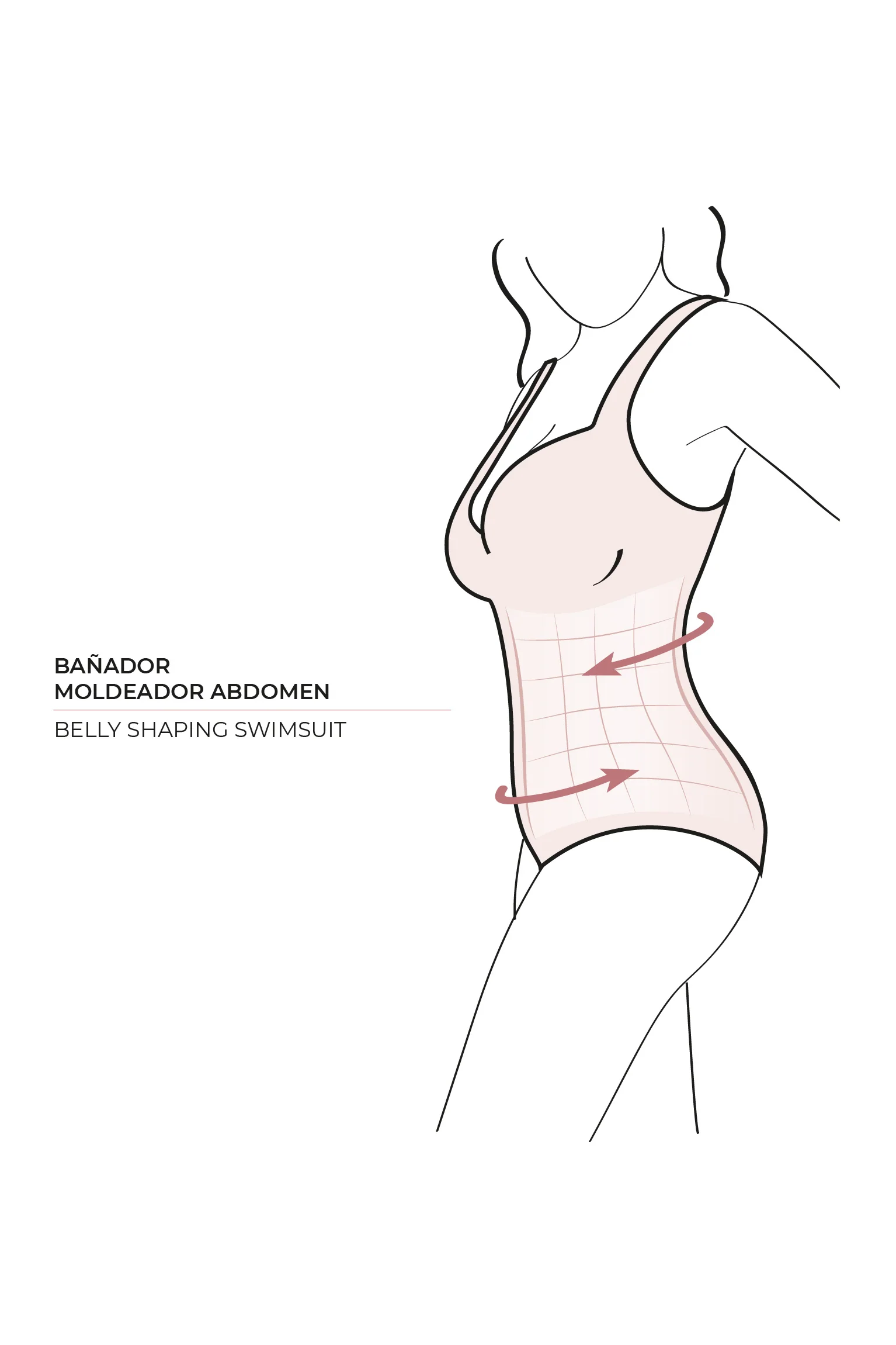 Maillot de bain amincissant bandeau imprimé pailleté - Image 5