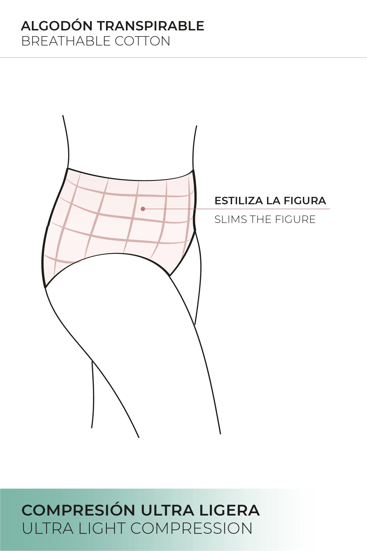 Culotte gainante noire avec détails en dentelle - Image 4