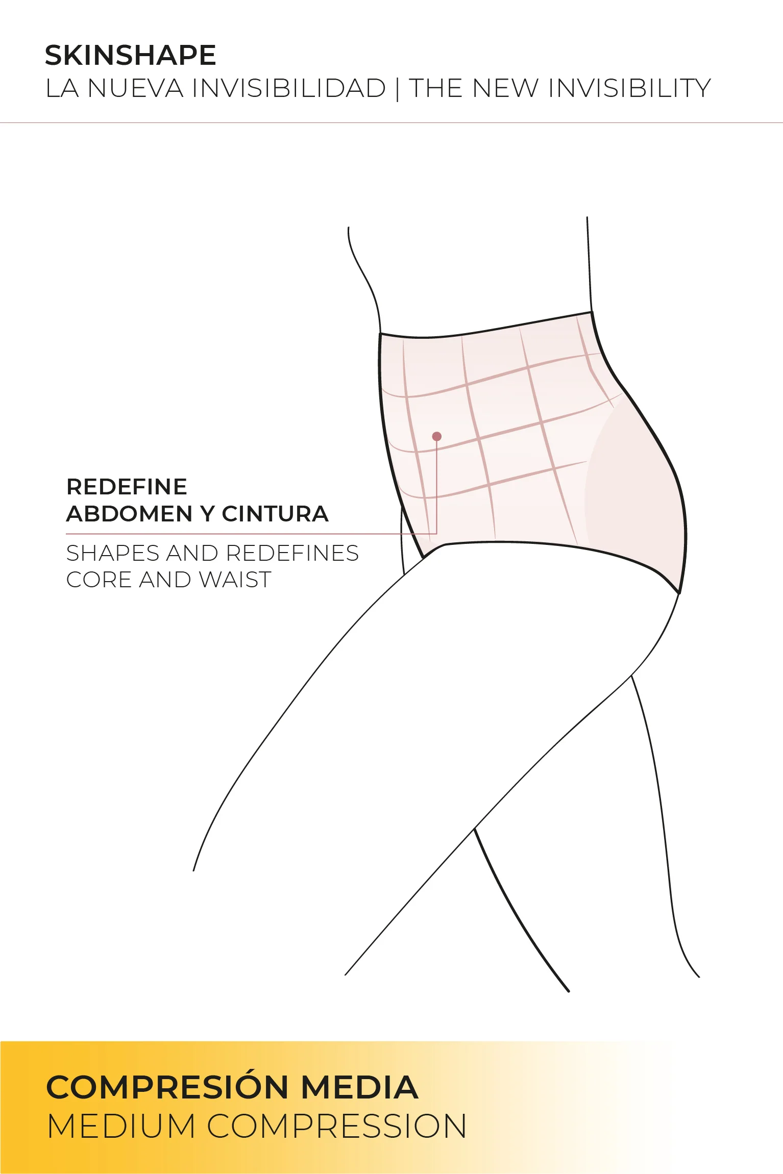 Culotte noire à compression moyenne haute réduction laser - Image 4