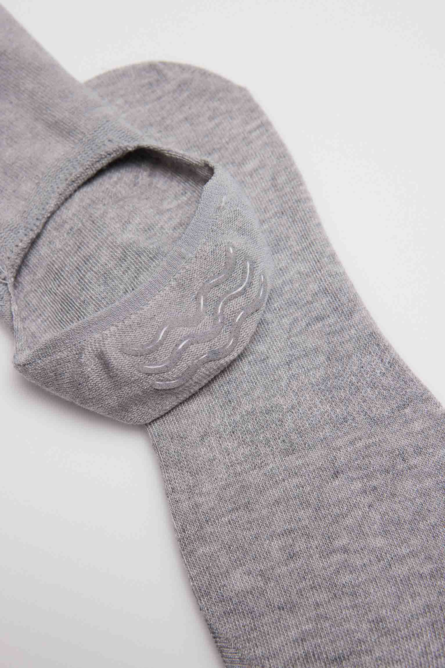 Chaussettes pinky basiques invisibles grises - Image 3