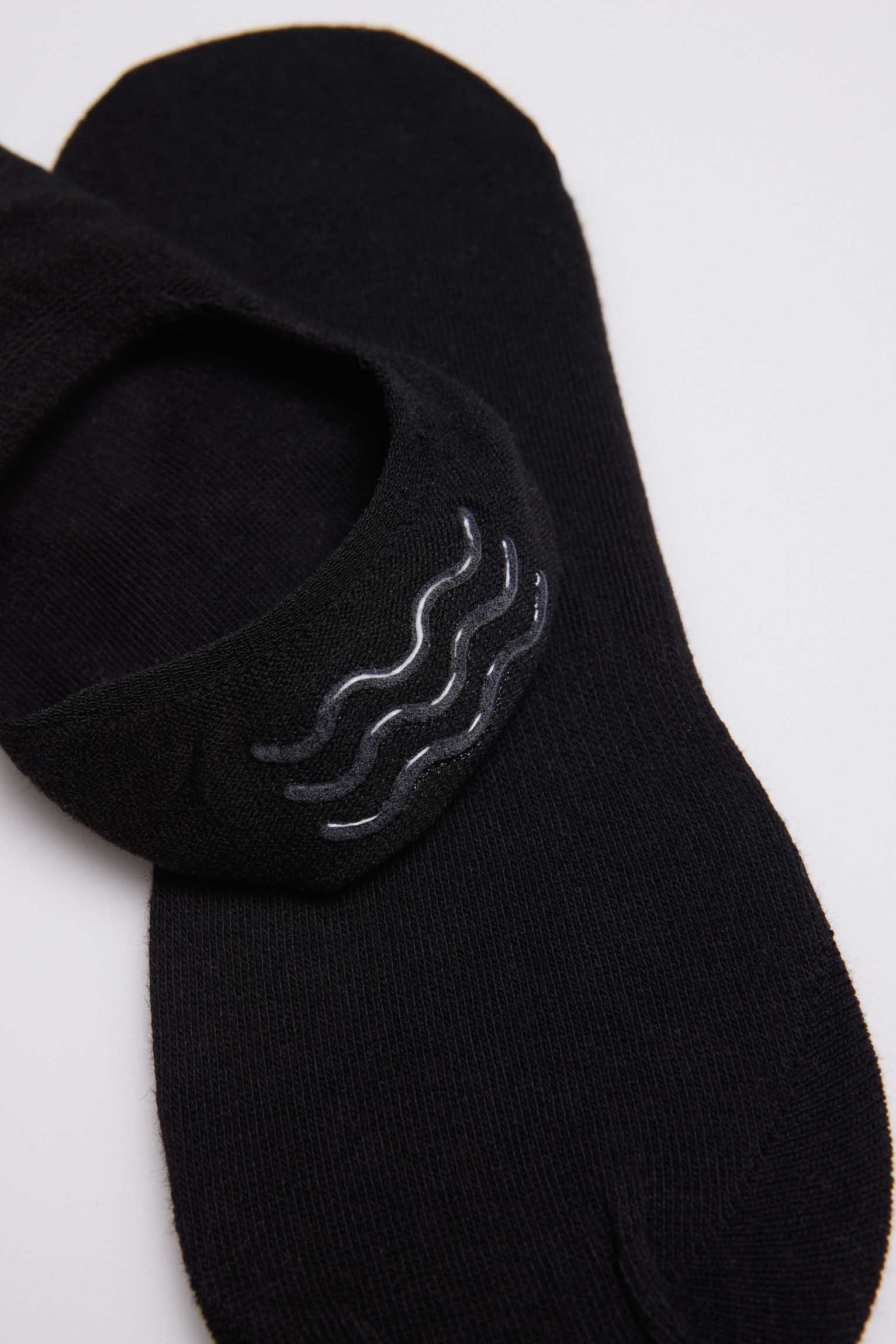 Chaussettes pinky basiques invisibles noires - Image 2