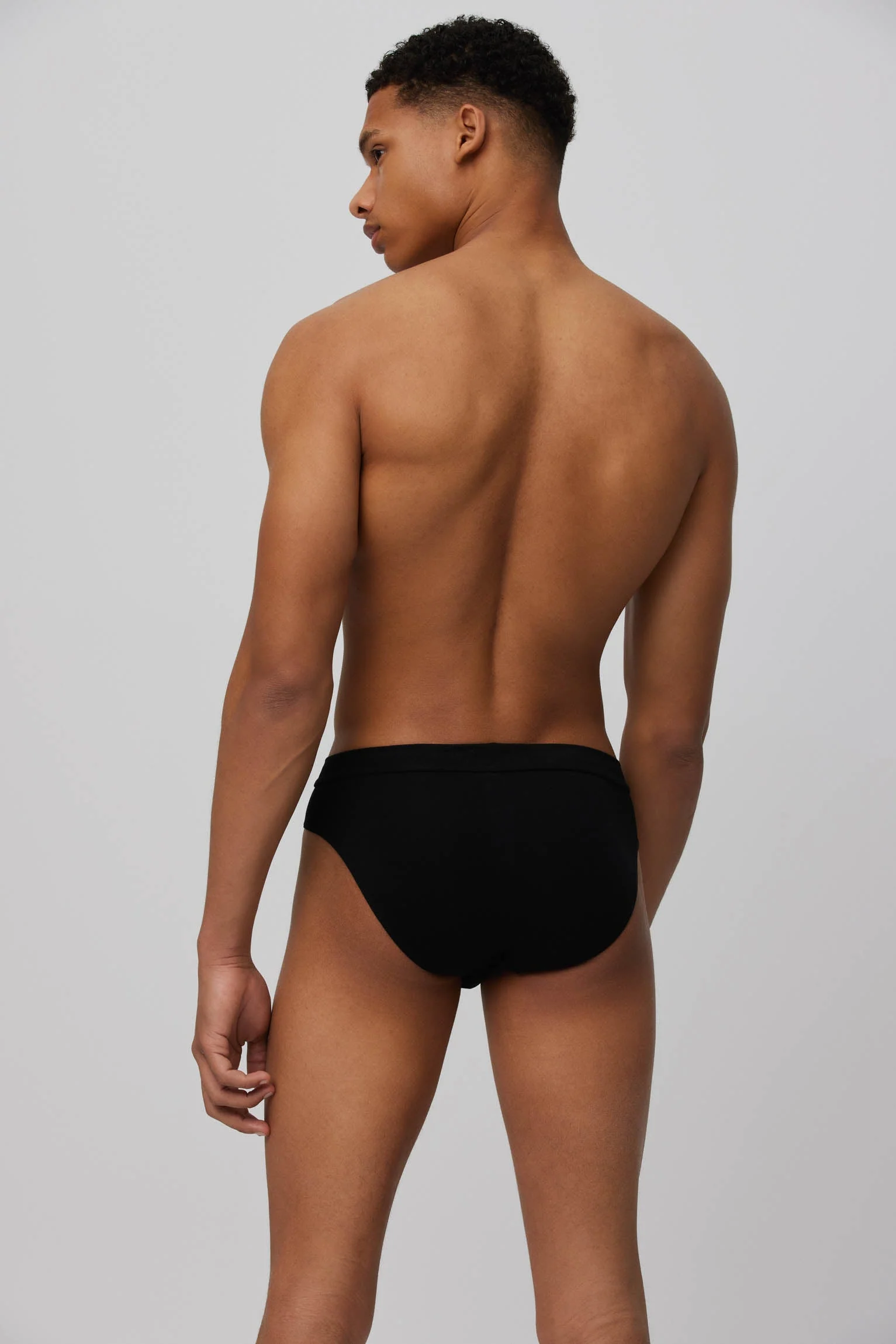 Slip basique noir - Image 2
