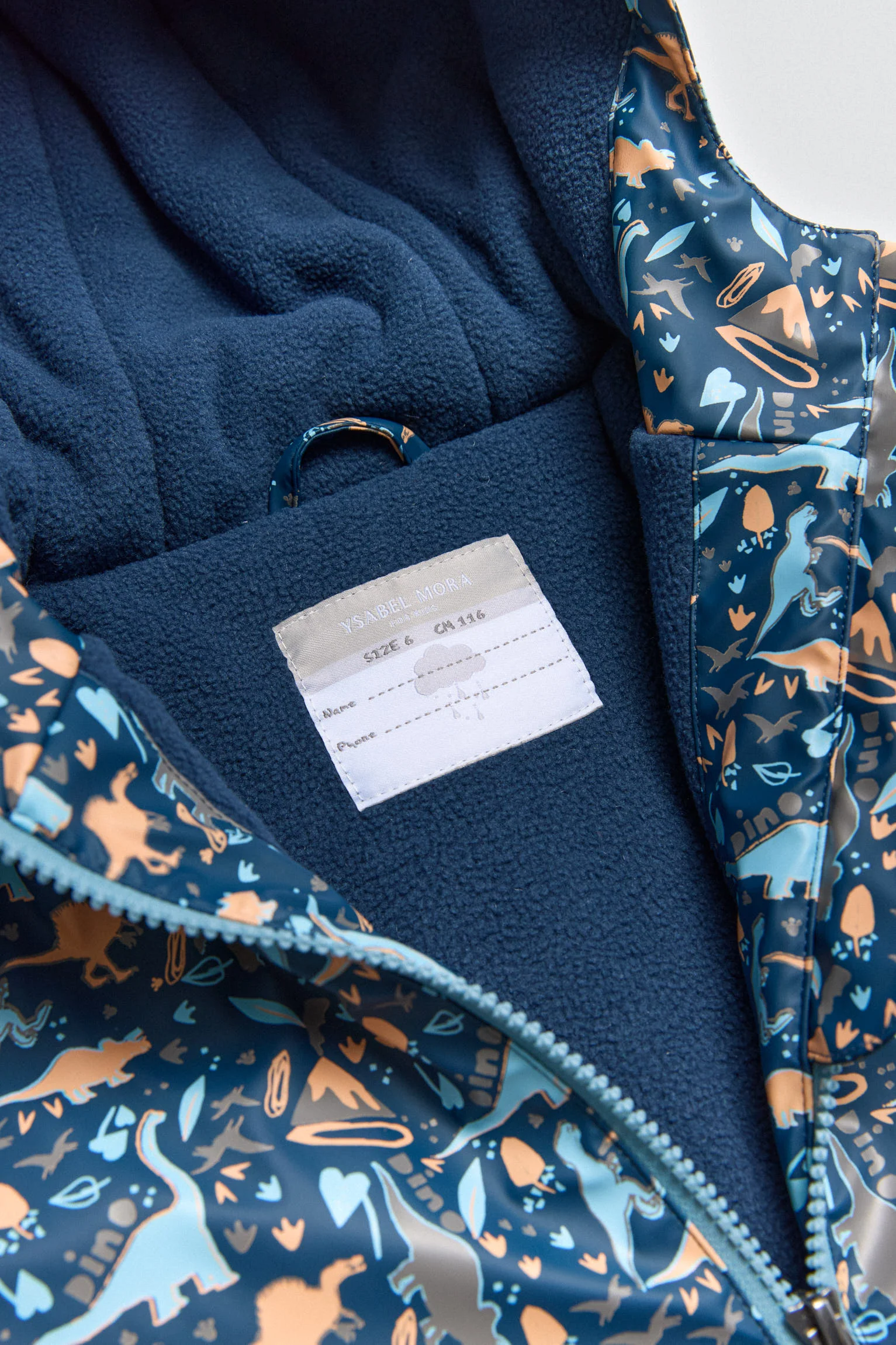 Imperméable pour enfant avec doublure polaire Dino - Image 3