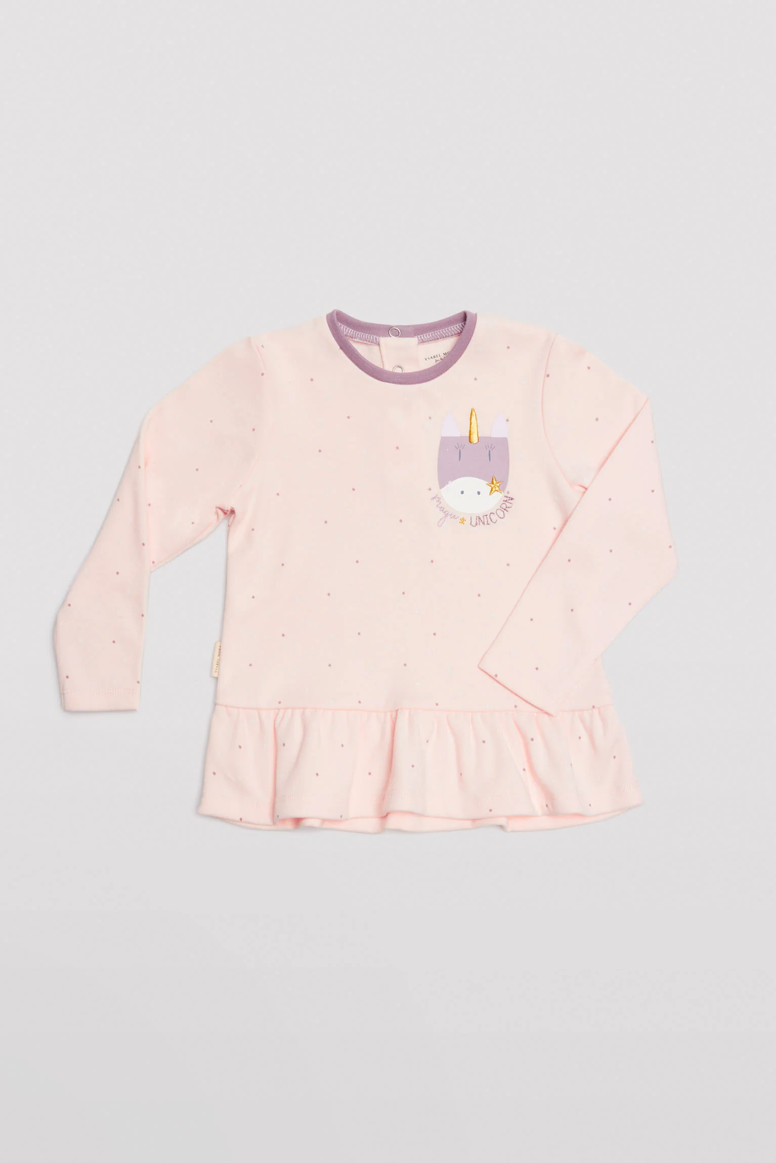Ensemble bébé 3 pièces avec dessin licorne - Image 2