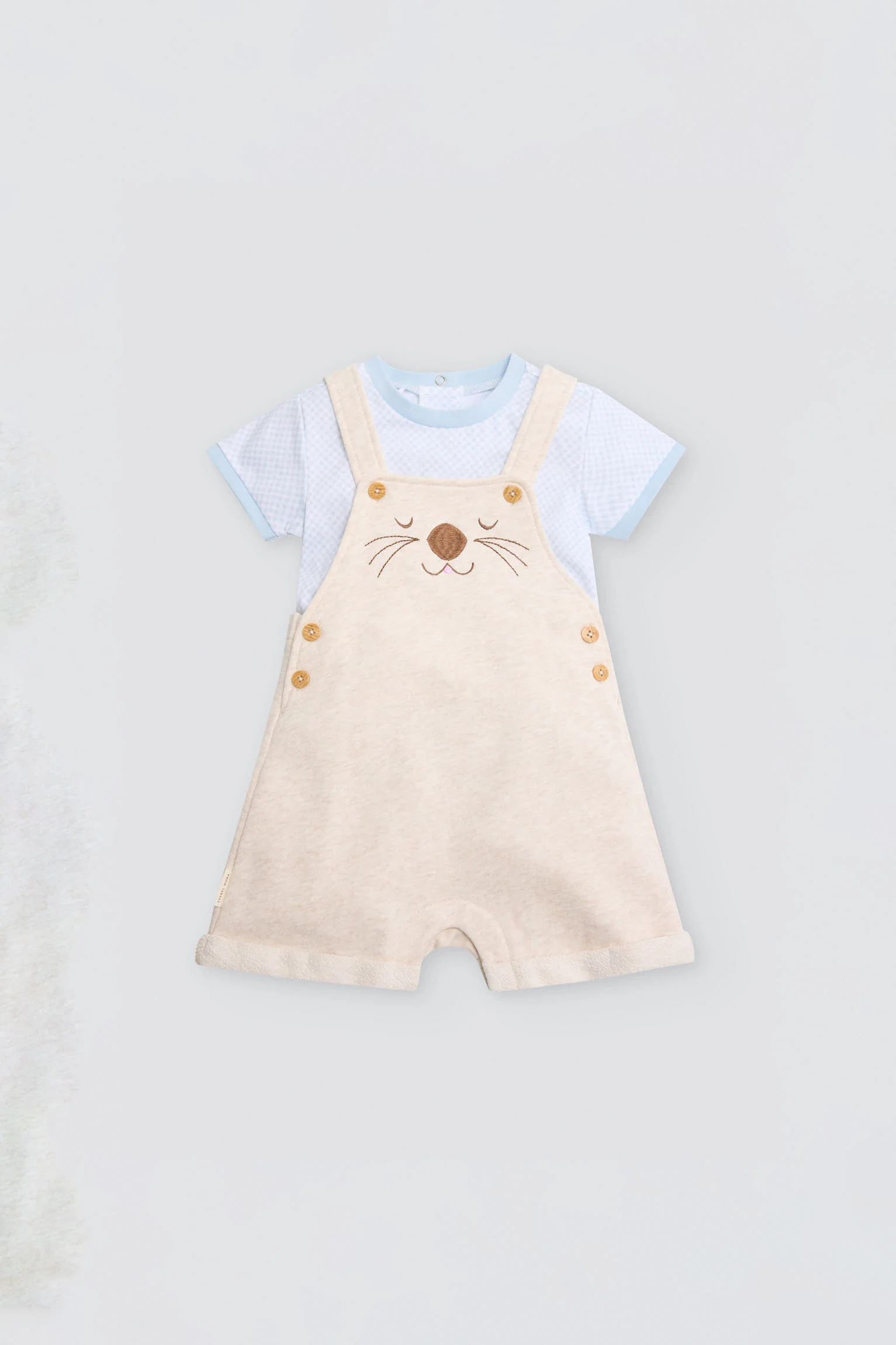 Ensemble bébé à manches courtes et imprimé ours - Image 2