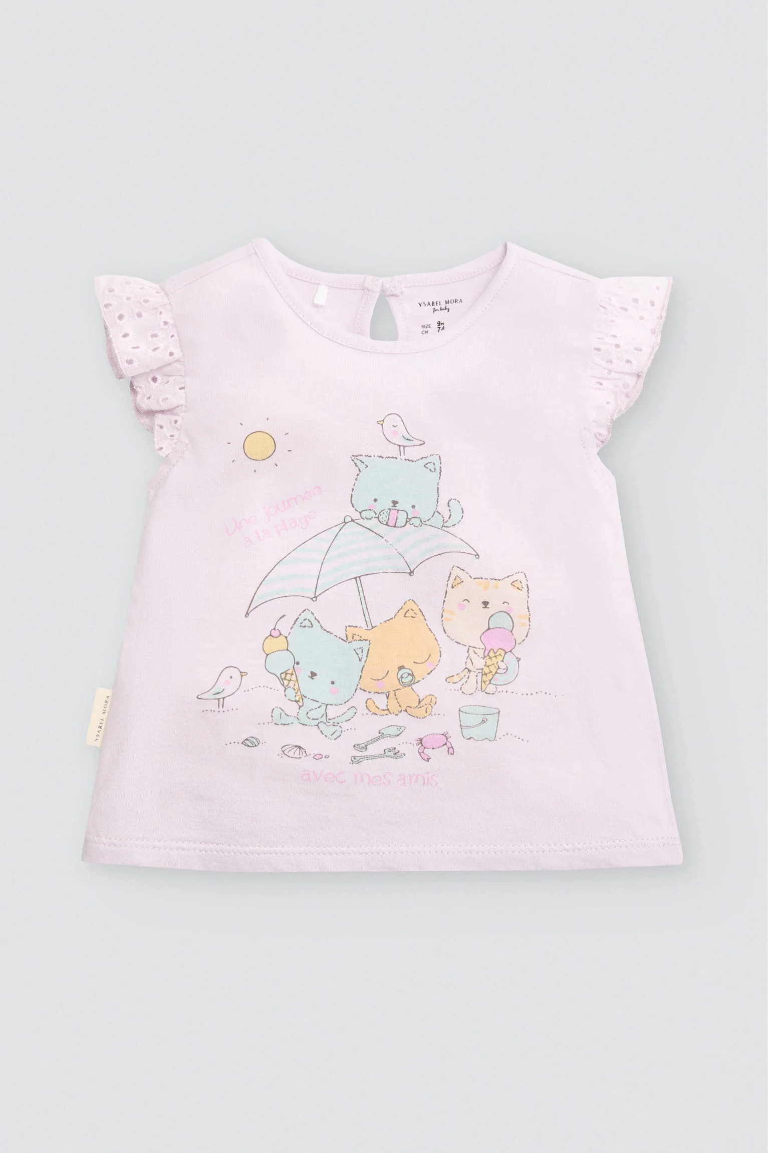 Ensemble bébé sans manches imprimé d'été - Image 3