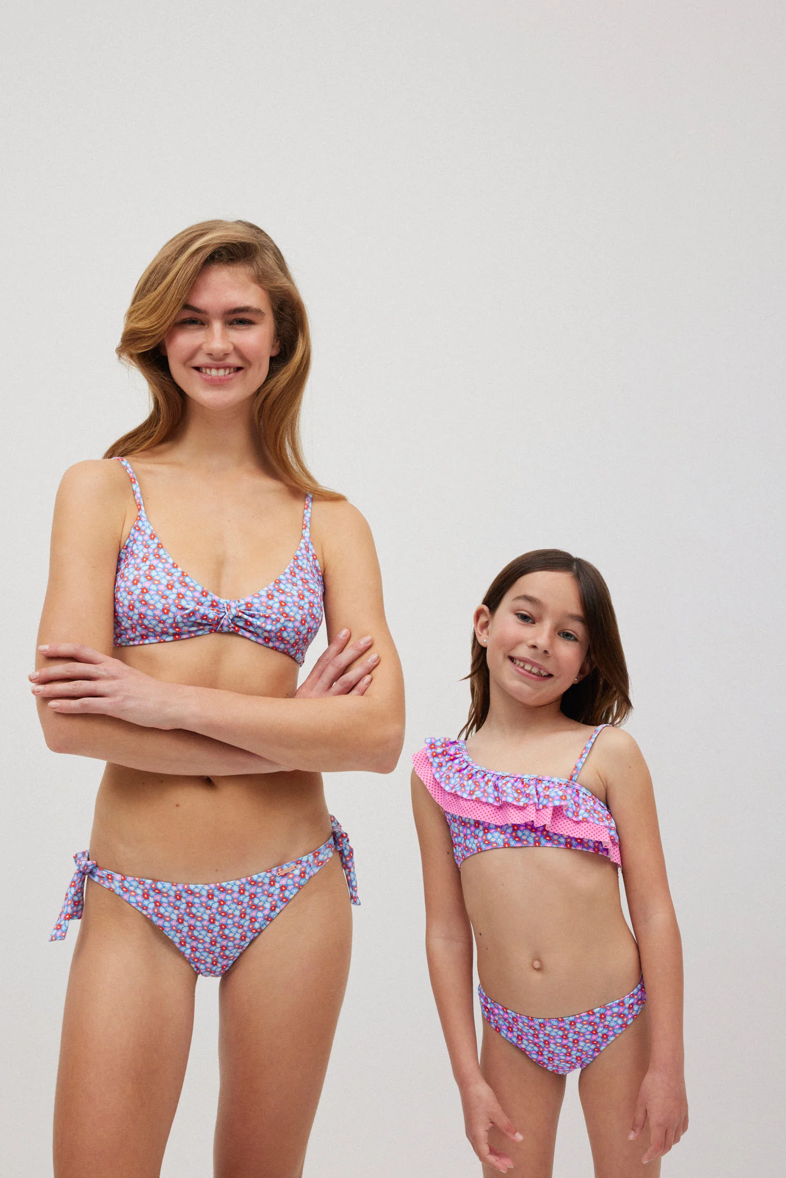 Ensemble de bikini triangle petites fleurs - Image 6