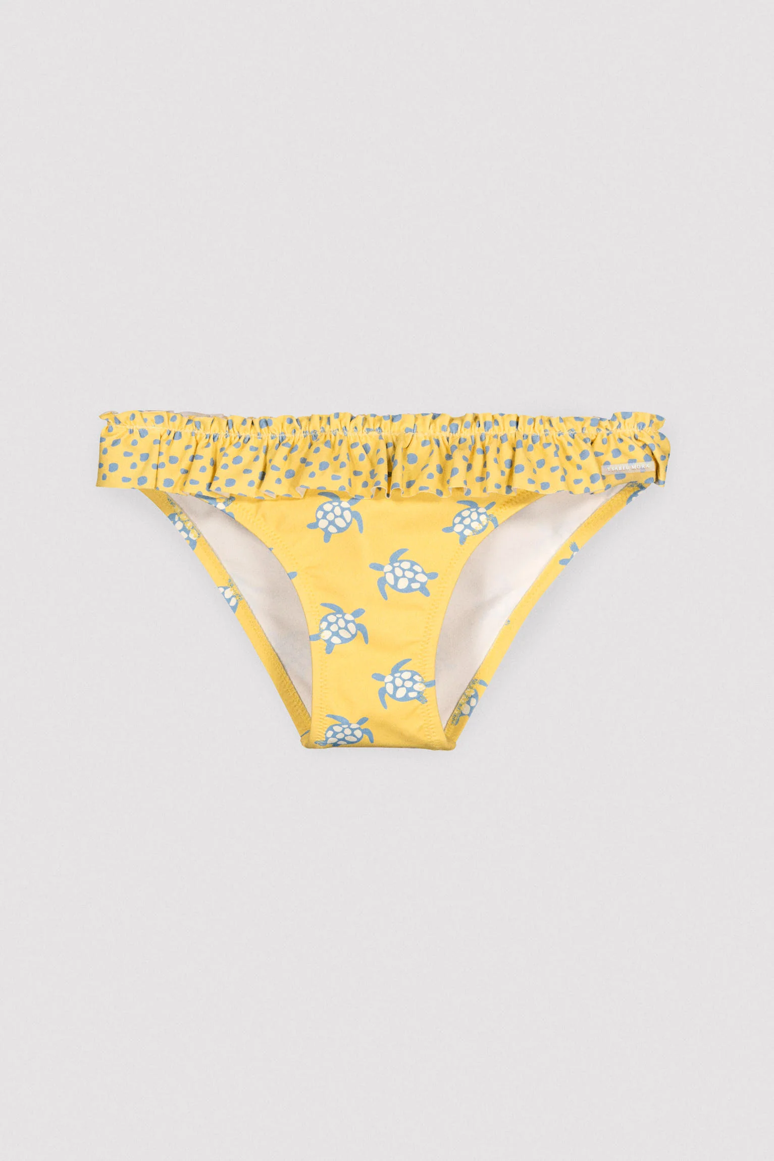 Bloomer pour fille avec volants et nœud, imprimé tortue - Image 4