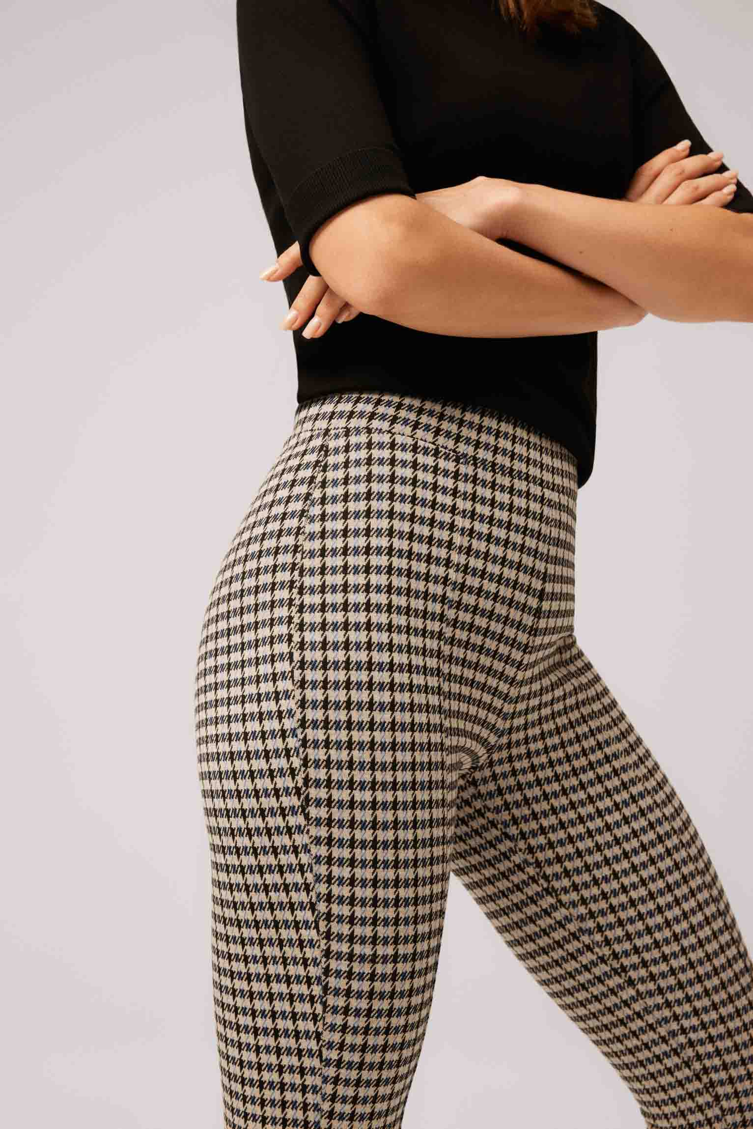 Pantalon jacquard pied-de-poule - Image 3