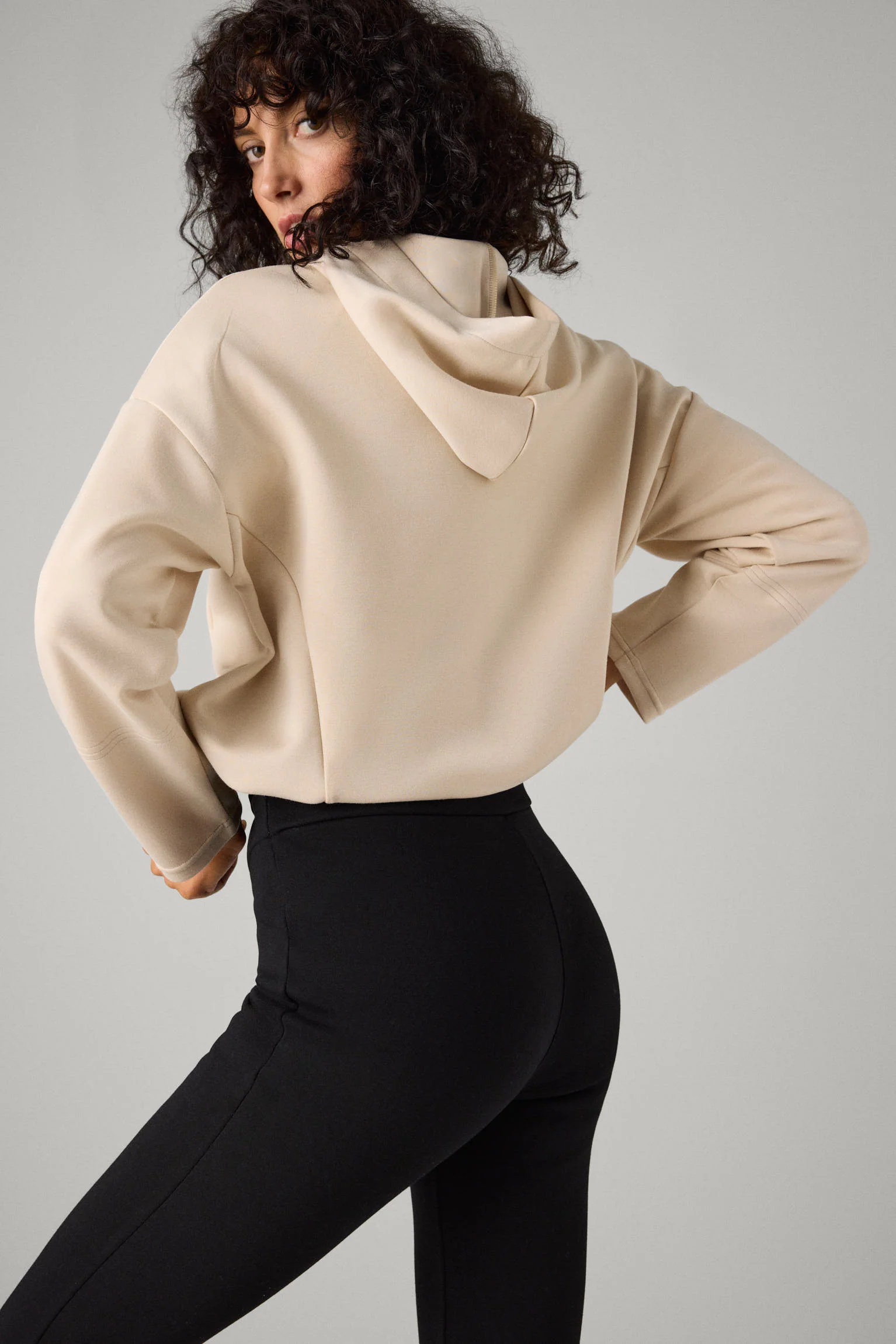 Legging thermique en coton noir - Image 4