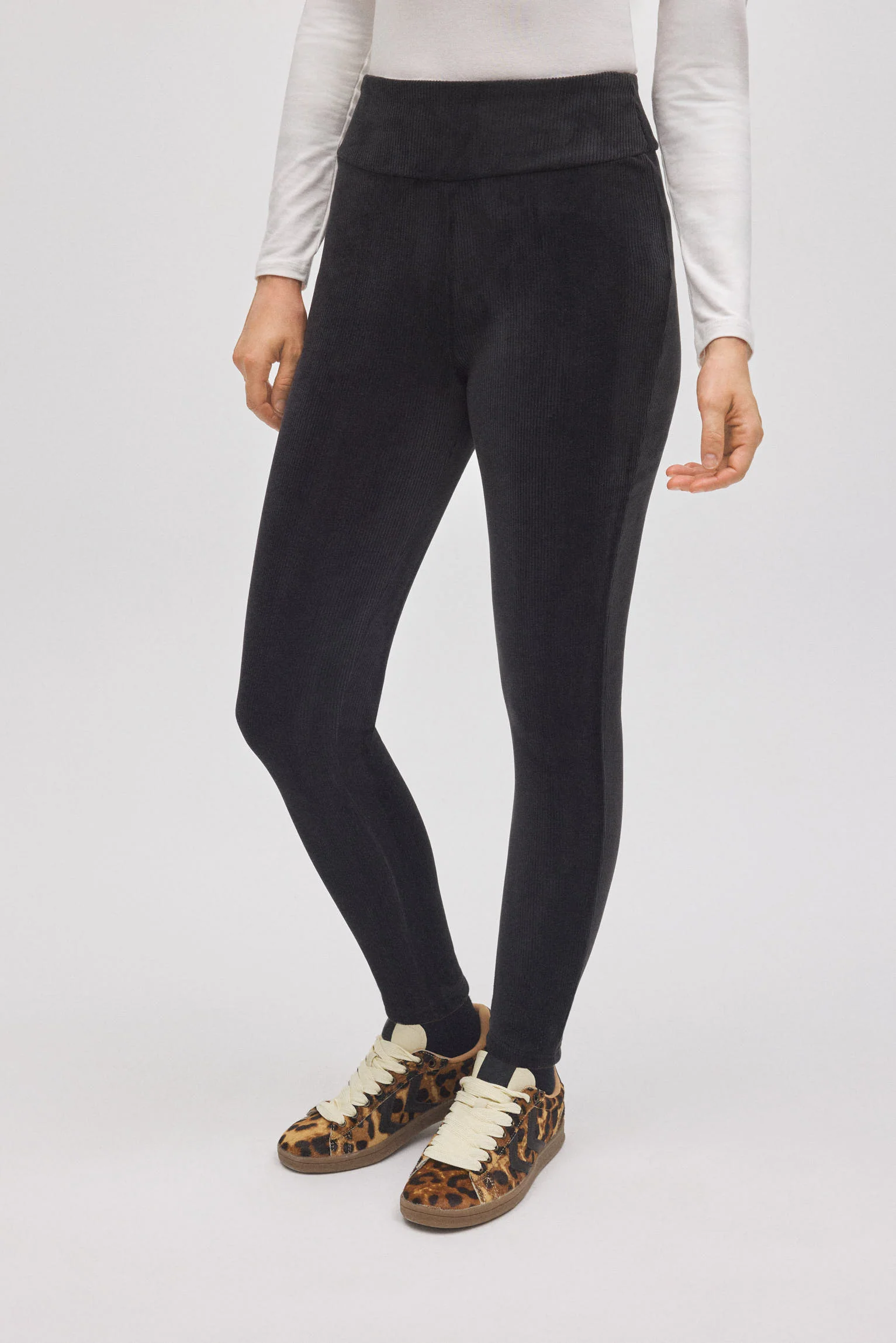 Leggings côtelés en polaire ultra-thermique pour femmes et filles | Mini collection - Image 10