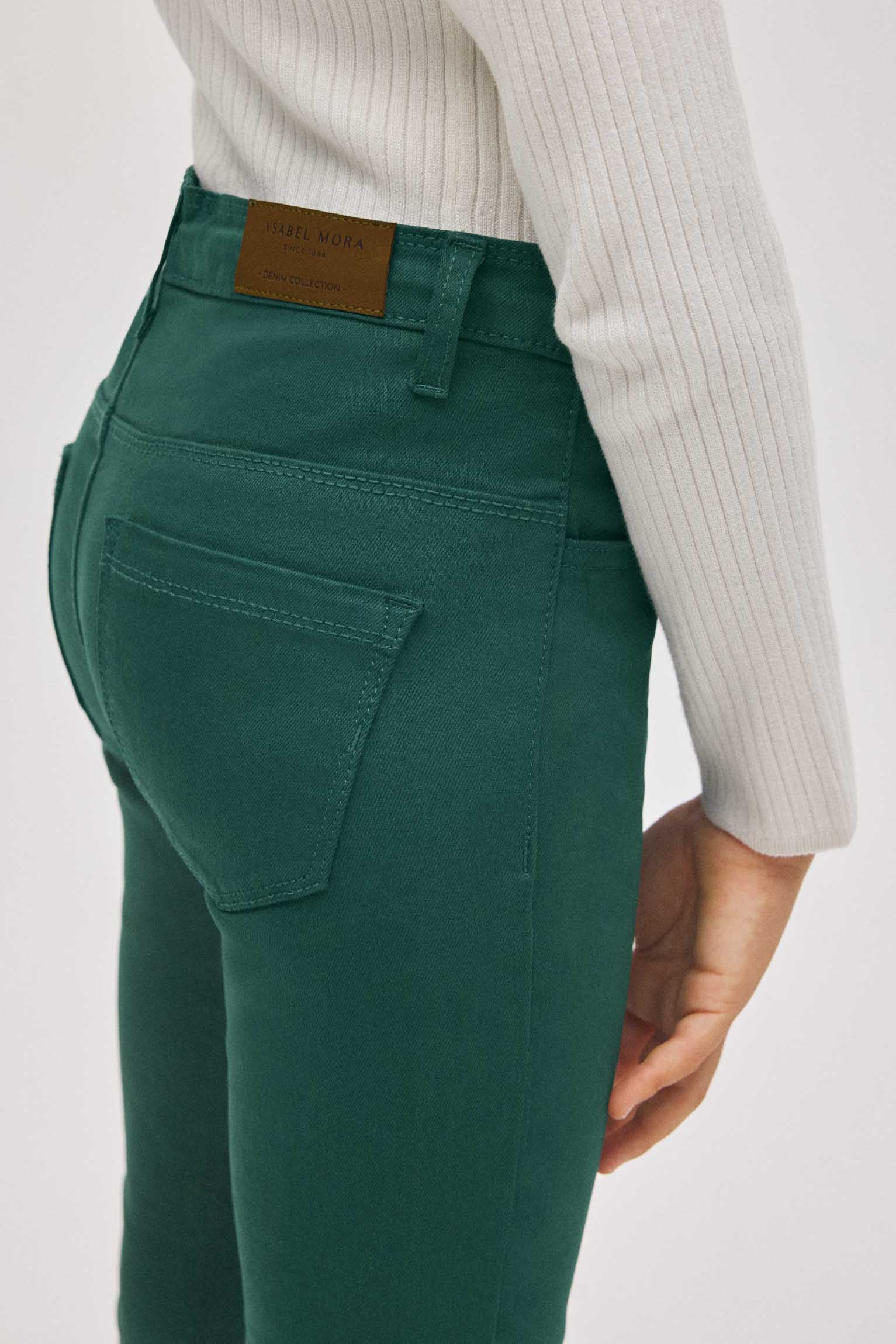 Jean skinny vert pour femmes et filles | Collection Mini Me - Image 10