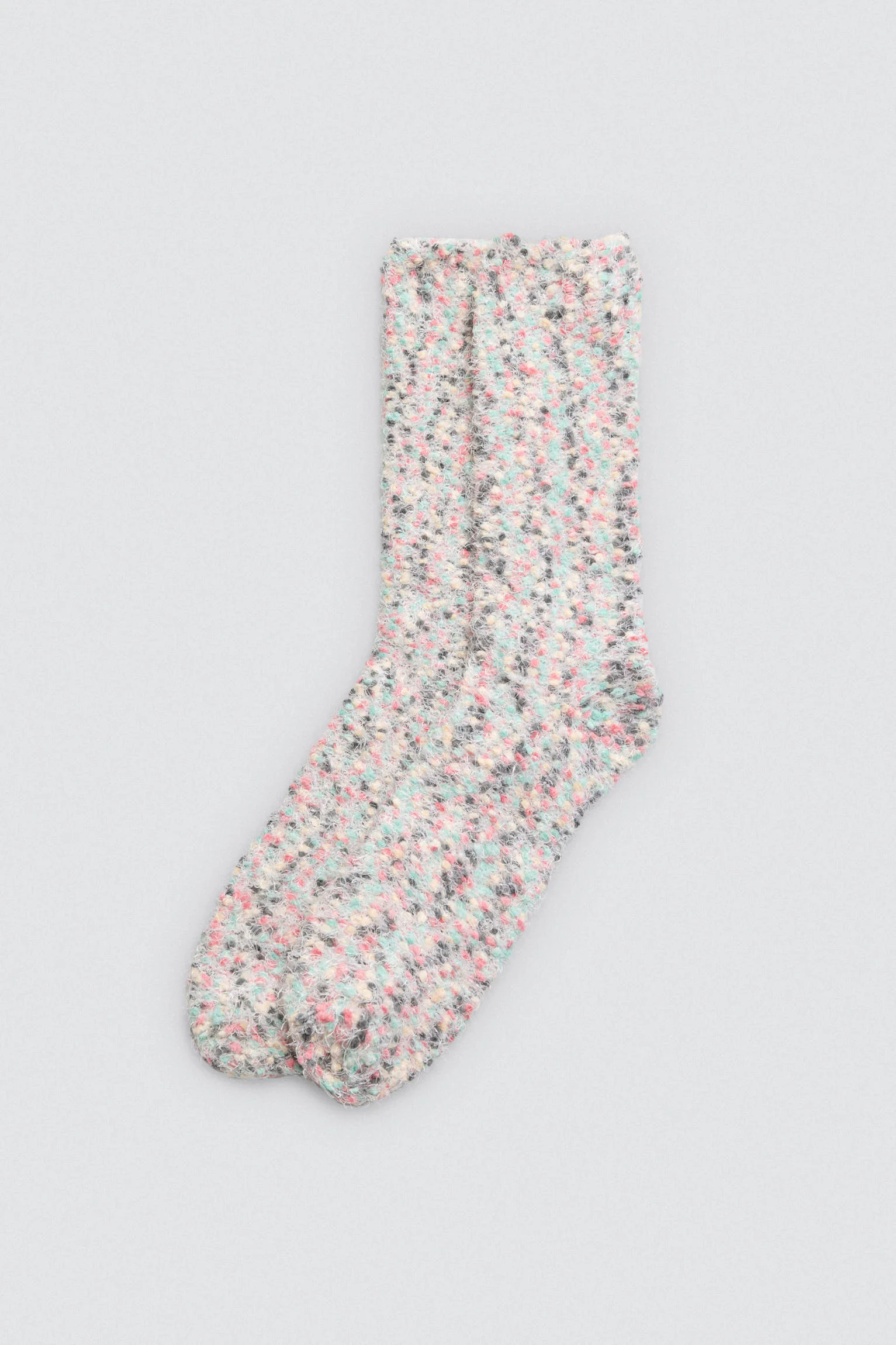 Lot de 3 chaussettes en fourrure texturée tachetée - Image 5