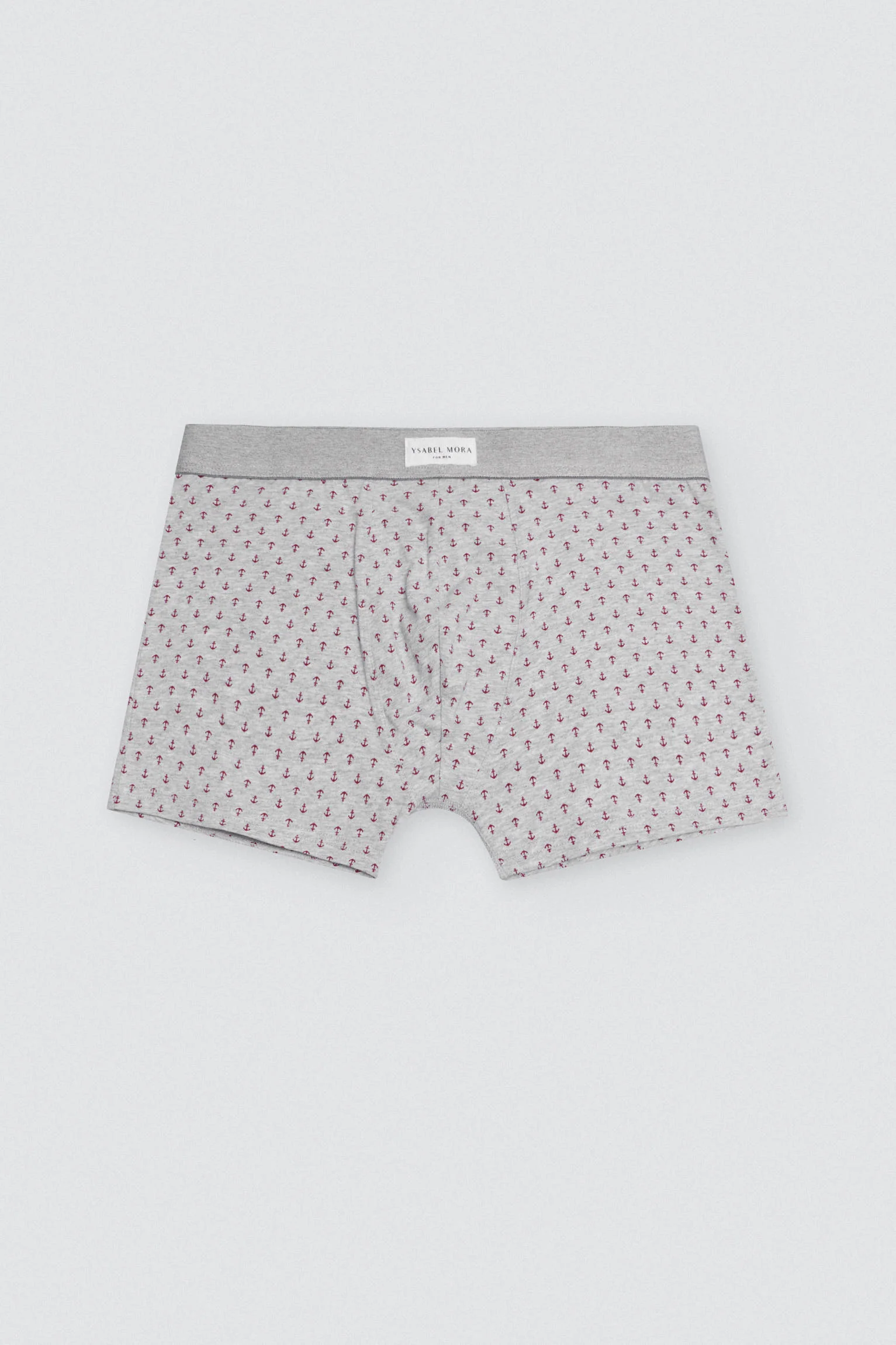 Lot de 2 boxers imprimé marinière rouge et gris - Image 5