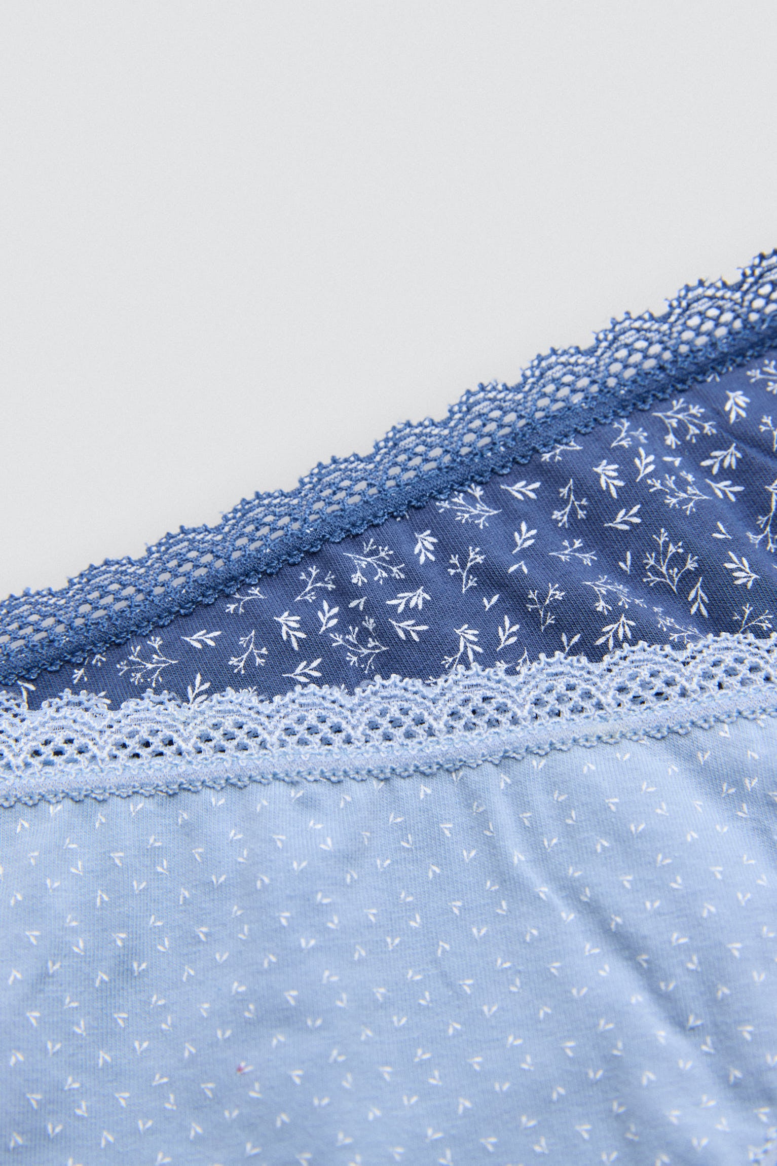 Lot de 2 mini culottes imprimées dans les tons bleus - Image 2