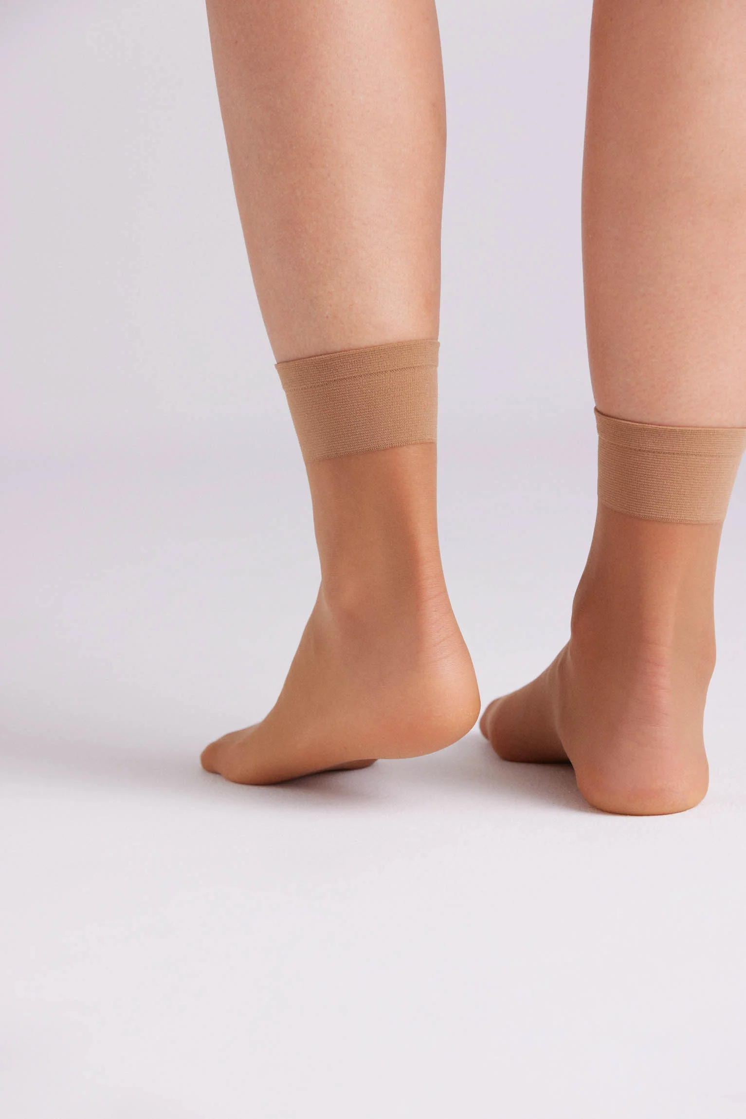 Lot de 2 socquettes beiges 15 deniers - Image 3