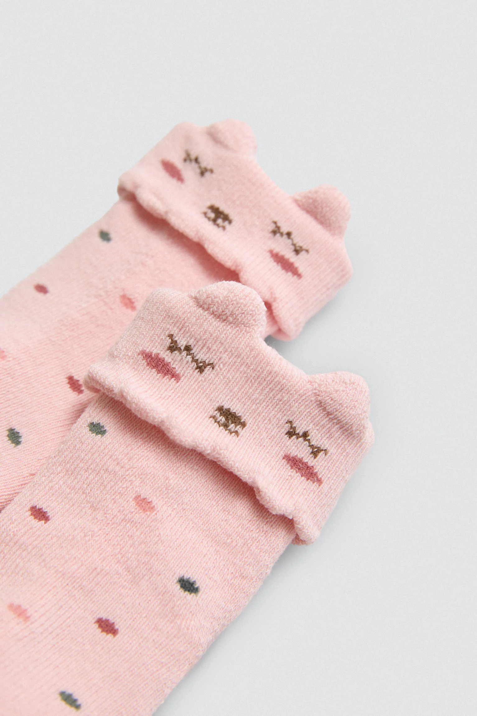 Lot de 4 chaussettes thermiques imprimées pour bébé - Image 2