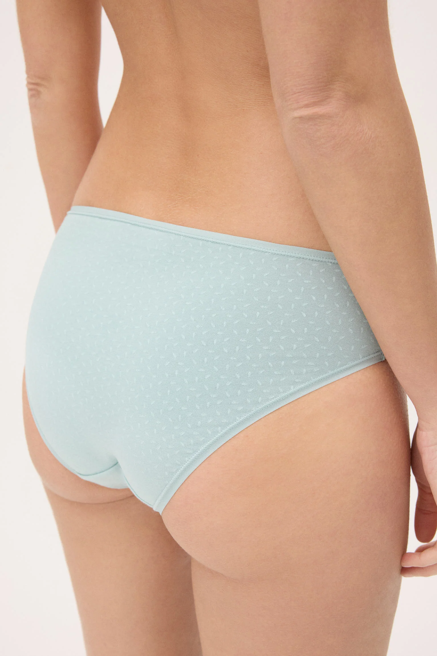 Lot de 2 slips midi imprimés bleu turquoise - Image 11