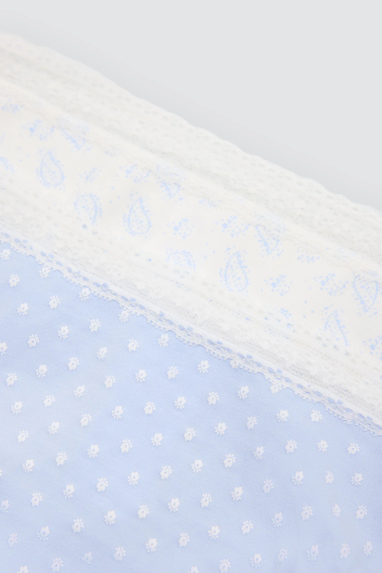 Lot de 2 culottes midi imprimées bleu pastel - Image 8