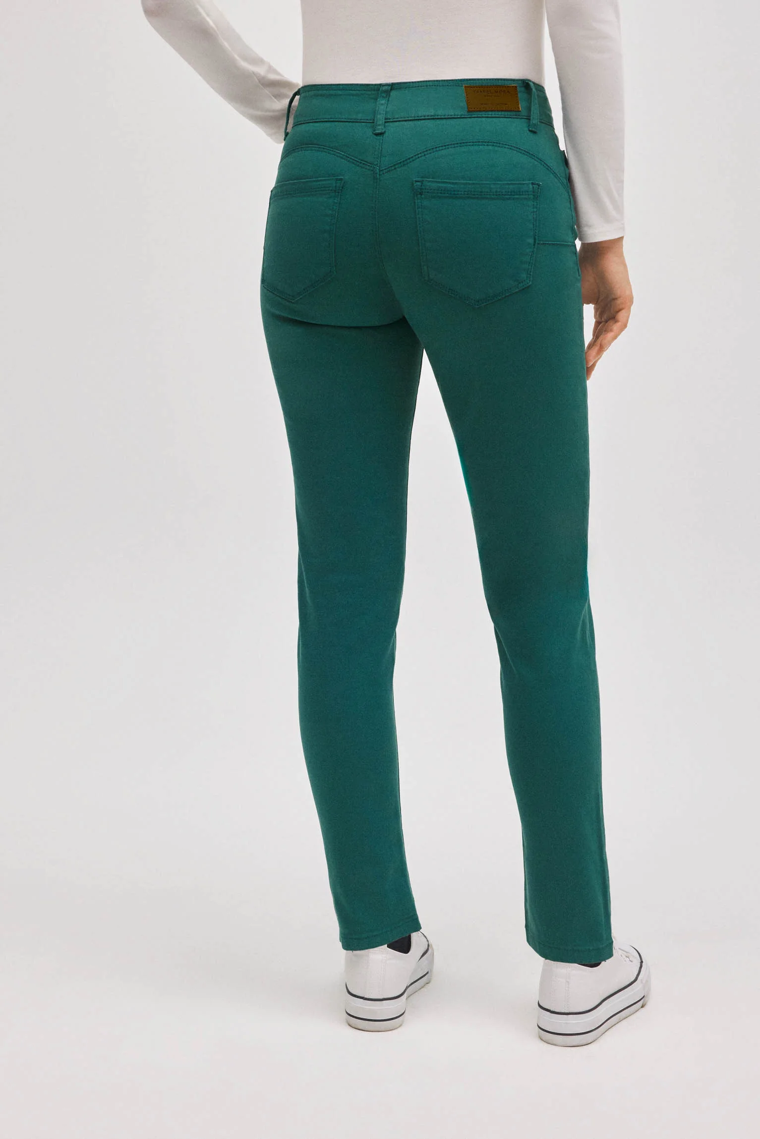 Jean push-up vert skinny - Image 5