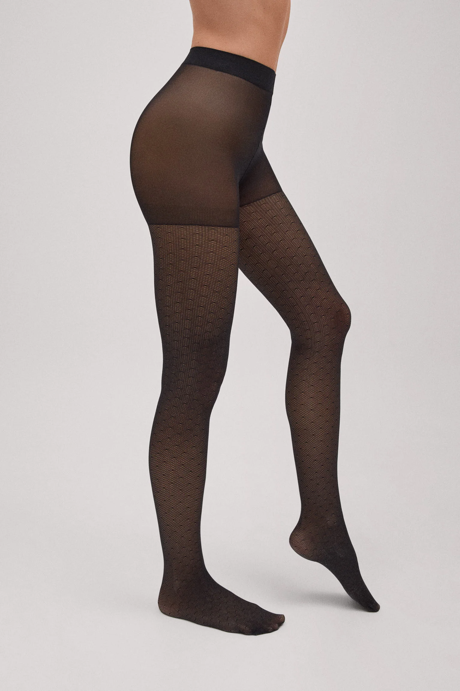 Culotte en micro mesh à pois - Image 2