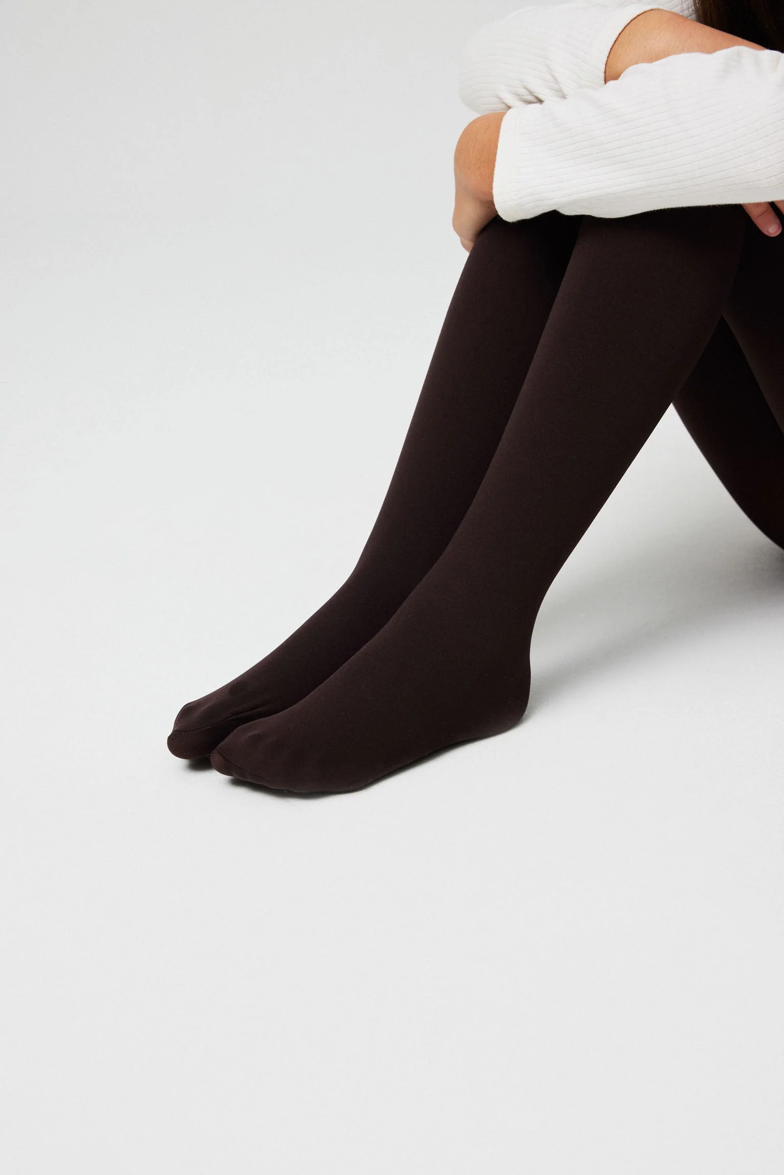 Collants enfant marron 70 deniers - Image 3