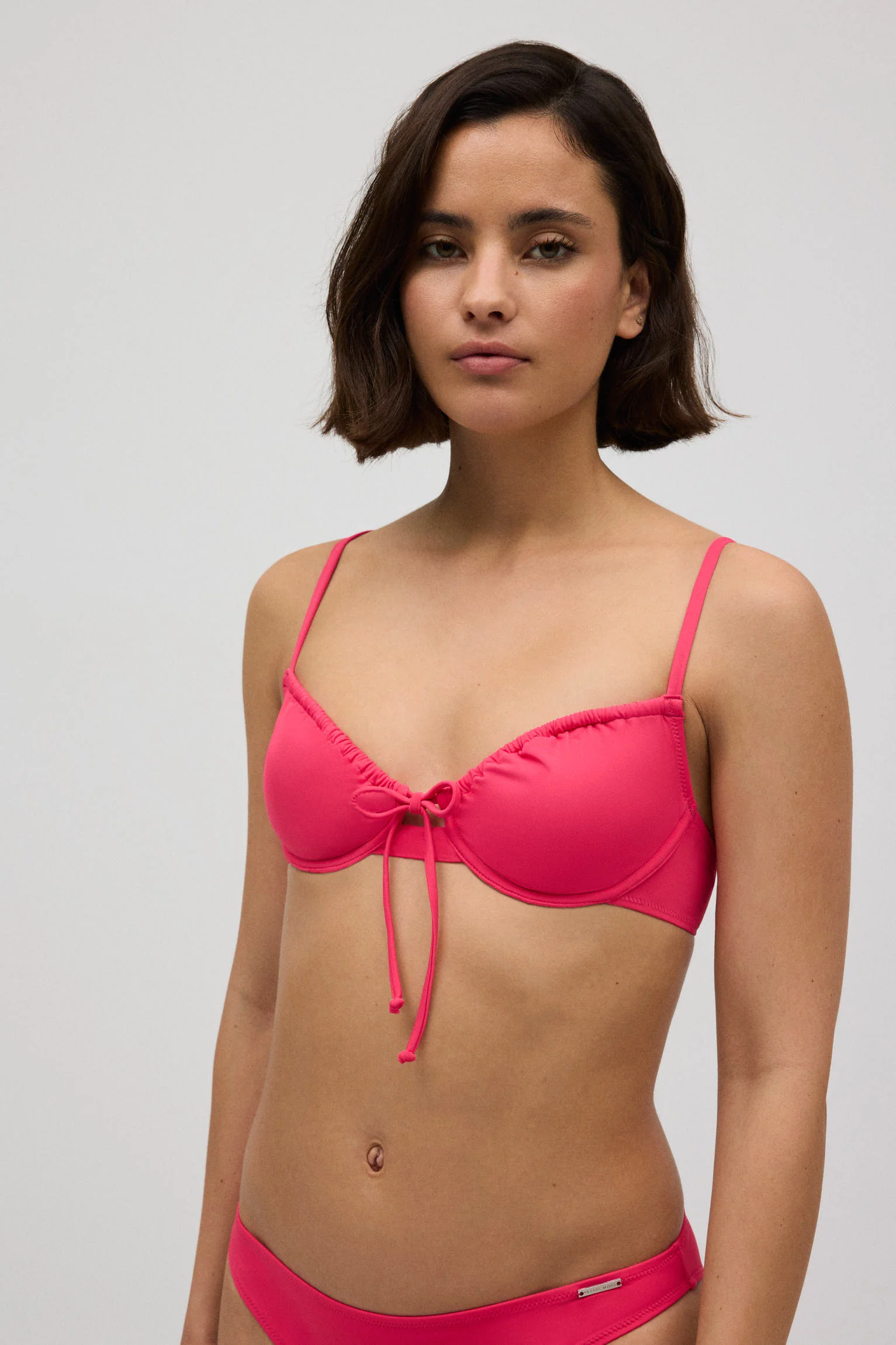 Haut de bikini balconnet non rembourré fuchsia - Image 3