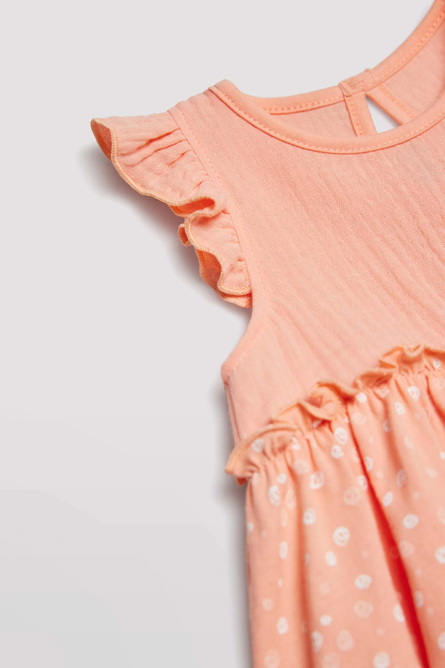 Robe bébé sans manches à volants imprimés - Image 4